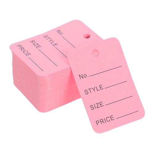 Lurrose 1000 Stück Kleine Leere für Schmuck Kleidung und Einzelhandel Papieranhänger für Preisauszeichnung und Bastelprojekte von Lurrose
