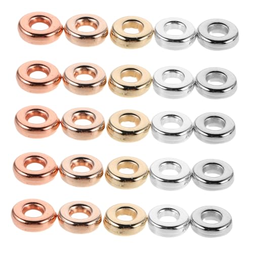 Lurrose 1000 Stück Teiliges Flatback Spacer Beads für Schmuckherstellung Flache Runde Metallperlen in Farben Leicht zu Fädeln Langlebig und Vielseitig für Armbänder Halsketten Ohrringe Lurrose 1000 Stück Teiliges Flatback Spacer Beads für Schmuckherstellung Flache Runde Metallperlen in Farben Leicht zu Fädeln Langlebig und Vielseitig für Armbänder Halsketten Ohrringe von Lurrose