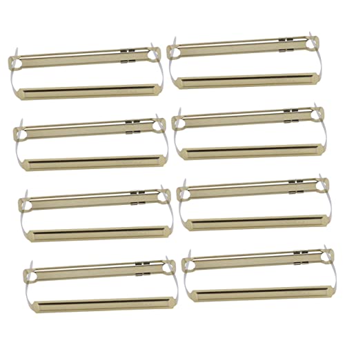 Lurrose 100St MetallbindungClipbindungRingBindungsstreifen Feilenstreifenbefestigungen Zubehör für Büroklammern Clips Clips Aktenverschluß buch accessoires aktenbinder Buchbinderei Golden Lurrose 100St MetallbindungClipbindungRingBindungsstreifen Feilenstreifenbefestigungen Zubehör für Büroklammern Clips Clips Aktenverschluß buch accessoires aktenbinder Buchbinderei Golden von Lurrose