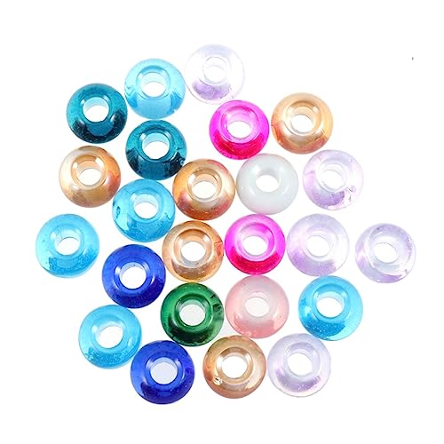 Lurrose 100Stücke Runde Glasperlen Mit Großem DIY Perlen Für Armbänder Halsketten Und Schmuckherstellung Bastelset Für Projekte Lurrose 100Stücke Runde Glasperlen Mit Großem DIY Perlen Für Armbänder Halsketten Und Schmuckherstellung Bastelset Für Projekte von Lurrose