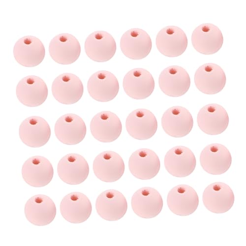 Lurrose Perlenset 100 Stück Holzperlen 14 Mm Schmuckzubehör Loch Zum Basteln Lurrose Perlenset 100 Stück Holzperlen 14 Mm Schmuckzubehör Loch Zum Basteln von Lurrose