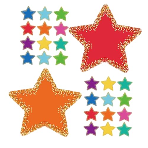 Lurrose 108 Blatt Sternpapier Schnittpapierstau Schilder Zum Platzen Von Sternausschnitten Pinnwand-papierausschnitte Dekoration Bulletin Boards Trimm Force Bulletin Board von Lurrose
