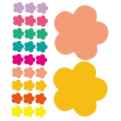 Lurrose 108 Stück Teiliges Bunter Blüten Papier Ausschnitte für Klassenzimmer Dekorationen Bastelprojekte und Pinnwände für Frühling und Kreative Gestaltung von Lurrose