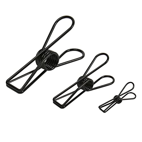 Lurrose 10St Büroklammern für zu Hause küchenmaschiene kochgeschirr mappen Fotoordner geldmappe ordnee portemonaie portemonnaie schreibwaren Schulclips Dateiclips Clip-Rechnung Black Lurrose 10St Büroklammern für zu Hause küchenmaschiene kochgeschirr mappen Fotoordner geldmappe ordnee portemonaie portemonnaie schreibwaren Schulclips Dateiclips Clip-Rechnung Black von Lurrose