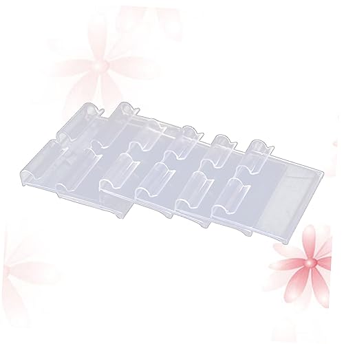Lurrose 10Stücke PVC Preisschildhalter Transparentes Etikett für Supermärkte und Einzelhandel Langlebig und Einfach zu Verwenden für Preiskennzeichnung von Lurrose