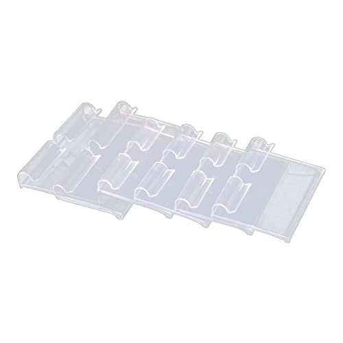 Lurrose 10Stücke PVC Preisschildhalter für Supermärkte Transparente Etikettenhalter für Preisgestaltung Geschäften und Einkaufszentren Langlebig und Praktisch von Lurrose