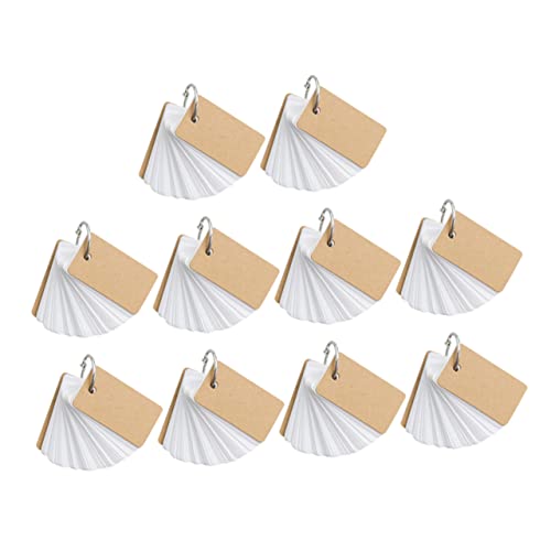 Lurrose 10Stücke Portable Notebooks With Kraft Paper Covers Notepads For School And Office Use For Notes And Planning Lurrose 10Stücke Portable Notebooks With Kraft Paper Covers Notepads For School And Office Use For Notes And Planning von Lurrose