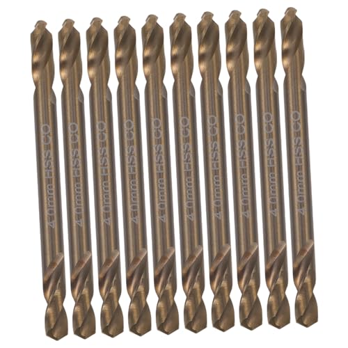 Lurrose 10Stücke Teiliges Spiralbohrer Kobaltstahl Kurzschaftbohrer Für Metall Hohe Härte Und Verschleißfestigkeit Präzises Bohren Und Spanabfuhr Lurrose 10Stücke Teiliges Spiralbohrer Kobaltstahl Kurzschaftbohrer Für Metall Hohe Härte Und Verschleißfestigkeit Präzises Bohren Und Spanabfuhr von Lurrose