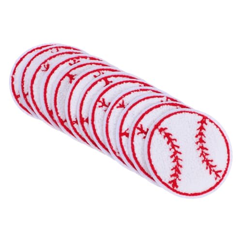 Lurrose 12 Stück Baseball -stoffetiketten Hutaufnäher Für Den Haushalt Dekorative Baseball-patches Eisen Auf Baseballhutflecken Baseball-aufnäher Für Den Haushalt Handtuchstickerei von Lurrose