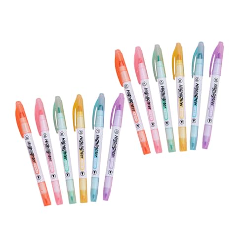 Lurrose 12 Stück Doppeltipp Textmarker mit Sichtfenster Schnelltrocknend Farben für Schule und Büro Zuverlässige Marker für Annotationen und Notizen Lurrose 12 Stück Doppeltipp Textmarker mit Sichtfenster Schnelltrocknend Farben für Schule und Büro Zuverlässige Marker für Annotationen und Notizen von Lurrose