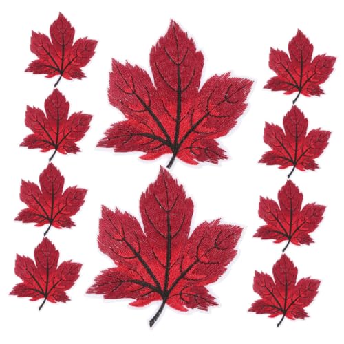 Lurrose 12 Stück Große Flecken Stoff Blätter Patches Nähen Blatt Bestickte Aufnäher Künstlicher Ahorn Blatt-nähflicken Fallen Danksagung Stickereiflecken Kleidung Gestickte Aufnäher Lurrose 12 Stück Große Flecken Stoff Blätter Patches Nähen Blatt Bestickte Aufnäher Künstlicher Ahorn Blatt-nähflicken Fallen Danksagung Stickereiflecken Kleidung Gestickte Aufnäher von Lurrose