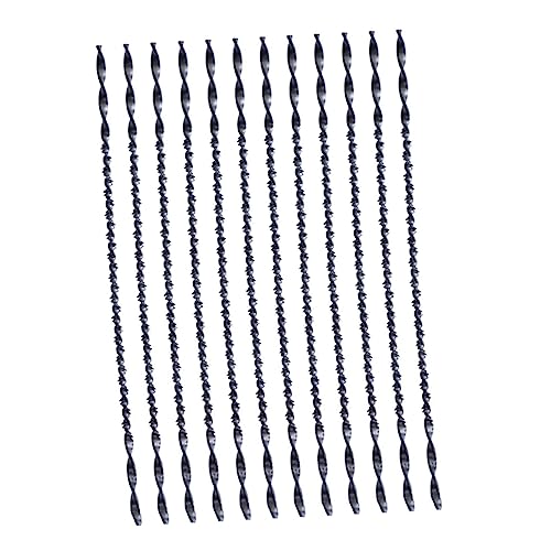 Lurrose 12 Stück Handsägenzubehör multifunktionswerkzeug Sägeblätter u-förmige sägen DIY blätter Sägezubehör Zubehör für Puzzles spiralförmige Klingen 45# Stahl Black Lurrose 12 Stück Handsägenzubehör multifunktionswerkzeug Sägeblätter u-förmige sägen DIY blätter Sägezubehör Zubehör für Puzzles spiralförmige Klingen 45# Stahl Black von Lurrose