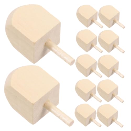Lurrose 12 Stück Holz Dreidel für Hanukkah DIY Unbemalt Stabile Spielkreisel zum Bemalen und Dekorieren Traditionelles Chanukka Holzspielzeug für Familienfeiern Lurrose 12 Stück Holz Dreidel für Hanukkah DIY Unbemalt Stabile Spielkreisel zum Bemalen und Dekorieren Traditionelles Chanukka Holzspielzeug für Familienfeiern von Lurrose