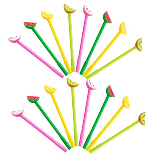 Lurrose 12 Stück Niedliche Frucht Kugelschreiber mit Cartoon Design Bunte Stifte für Schüler Schreibzubehör und Kreative für Schulbedarf Lurrose 12 Stück Niedliche Frucht Kugelschreiber mit Cartoon Design Bunte Stifte für Schüler Schreibzubehör und Kreative für Schulbedarf von Lurrose