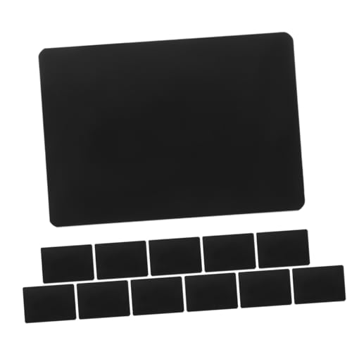 Lurrose 12 Stück Preisschilder Beschreibbare Tafel für Einzelhandel Vielseitig Einsetzbar Abwischbare Display Tags für Regale und Verkaufsflächen von Lurrose
