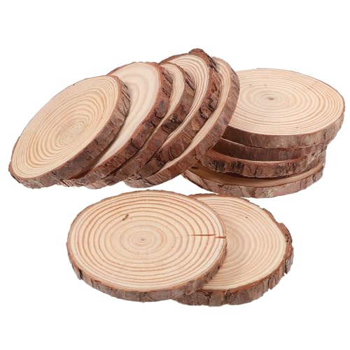 Lurrose 12 Stück Runde Holzscheiben Unbehandelte Baumscheiben für Diy Basteln Hochzeiten und Weihnachtsdekoration Naturmaterial Lurrose 12 Stück Runde Holzscheiben Unbehandelte Baumscheiben für Diy Basteln Hochzeiten und Weihnachtsdekoration Naturmaterial von Lurrose