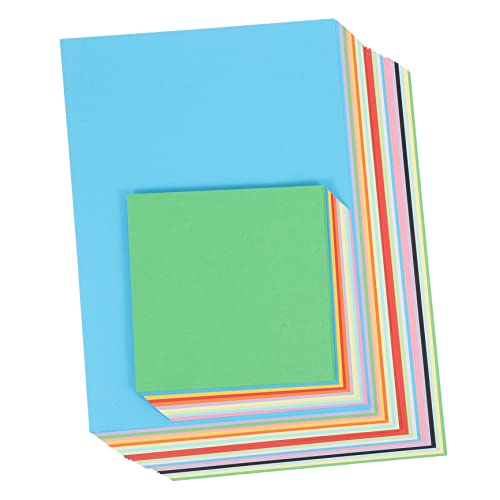 Lurrose 120 Blatt Farbkarton Origamipapier Zeichenpapier Bastelfaltpapier Faltpapier Ornamentfaltpapier Bastelpapier DIY Papier Druckpapier Malpapier Bastelpapier von Lurrose