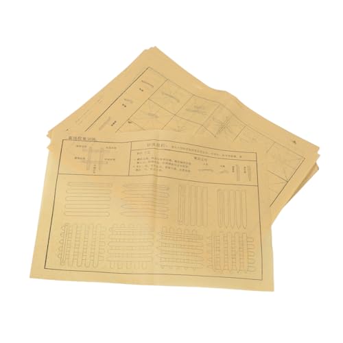 Lurrose 120 Stück Chinesisches Kalligrafie Übungspapier für Anfänger Verbessertes Pinselstrich Training Präzise Strichführung für und Pinselkontrolle Vielseitig für Schule und Zuhause Lurrose 120 Stück Chinesisches Kalligrafie Übungspapier für Anfänger Verbessertes Pinselstrich Training Präzise Strichführung für und Pinselkontrolle Vielseitig für Schule und Zuhause von Lurrose