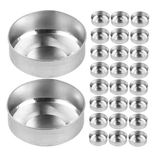 Lurrose 120 Stück Teelichthalter Aluminium Leere Kerzendosen für Diy Projekte für Weihnachtsfeiern Hochzeiten Tischdekorationen und im Freien Lurrose 120 Stück Teelichthalter Aluminium Leere Kerzendosen für Diy Projekte für Weihnachtsfeiern Hochzeiten Tischdekorationen und im Freien von Lurrose