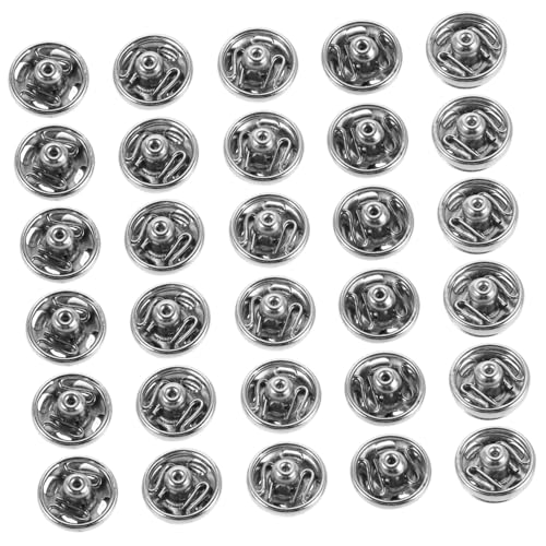 Lurrose 120 Stück Teiliges Silberner Metall-schnappverschlüsse für Kleidung Langlebige Mini-druckknöpfe zum Nähen Geeignet für DIY Puppenkleidung Vielseitige Befestigung an Stoff Leder und Lurrose 120 Stück Teiliges Silberner Metall-schnappverschlüsse für Kleidung Langlebige Mini-druckknöpfe zum Nähen Geeignet für DIY Puppenkleidung Vielseitige Befestigung an Stoff Leder und von Lurrose