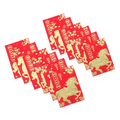 Lurrose 120 Stück Vietnamesische Neujahrsumschläge Rote Umschläge Lunar Year Envelopes Jahr Des Pferdes Traditionelle Hongbao für Geldgeschenke und Festlichkeiten Lurrose 120 Stück Vietnamesische Neujahrsumschläge Rote Umschläge Lunar Year Envelopes Jahr Des Pferdes Traditionelle Hongbao für Geldgeschenke und Festlichkeiten von Lurrose