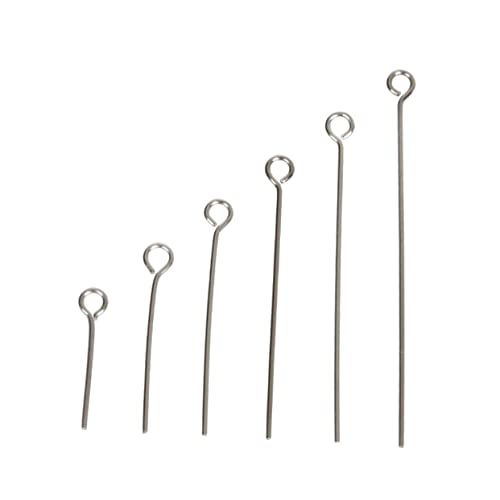 Lurrose 1200 Stück Nadel mit Öffnung für Bastler Robuste Langlebige Pins für Schmuckherstellung Verschiedene von Lurrose