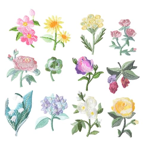 Lurrose 12stücke Blumen Stickerei Patches Bunte Aufnäher Für Kleidung Taschen Diy Verschiedene Designs Zum Aufbügeln Oder Nähen Für Reparaturen Dekorationen Lurrose 12stücke Blumen Stickerei Patches Bunte Aufnäher Für Kleidung Taschen Diy Verschiedene Designs Zum Aufbügeln Oder Nähen Für Reparaturen Dekorationen von Lurrose