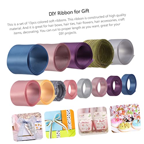 Lurrose 13 Teiliges Set Mit Bandpaket Bündelklammern Cheer Beige Quasten Set Wickelband Hakenherstellung Krawatten Haarspangen Burgunderrot Sackleinen Stickerei Tüll Glitzer von Lurrose