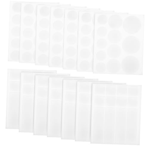 Lurrose 14 Blatt Doppelseitige Klebefolie für Wände Runde Quadratische Selbstklebende Einfachen Aufhängen von Postern Fotos und Ballons für Büro und Zuhause von Lurrose