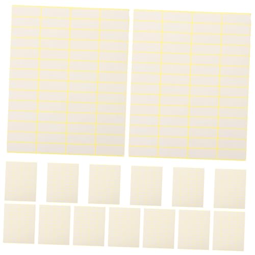 Lurrose 15 Blatt Preisetiketten Selbstklebend Kleine Preisschilder für Preisgestaltung und Haushaltsorganisation Vielseitige und Haftstarke Etiketten für Büro und Zuhause von Lurrose