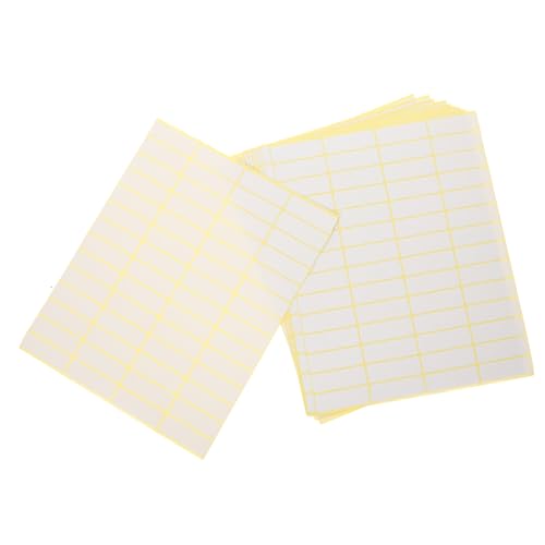 Lurrose 15 Blatt Selbstklebende Etiketten Beschriftbar Preisetiketten Haftstarke Aufkleber zum Beschriften für Preiskennzeichnung Lagerorganisation Büro und Haushalt Lurrose 15 Blatt Selbstklebende Etiketten Beschriftbar Preisetiketten Haftstarke Aufkleber zum Beschriften für Preiskennzeichnung Lagerorganisation Büro und Haushalt von Lurrose