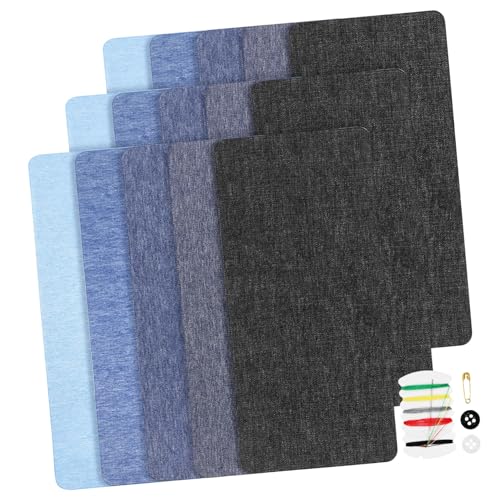 Lurrose 15 Stück Jeans Bügelflicken Kleidungsflicken Selbstklebend Kleidungsreparaturflicken Flicken Für Jeans Denim Patch Kleidungsflicken Für Löcher Stärke Zum Aufbügeln von Lurrose