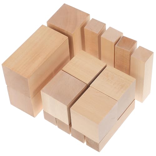 Lurrose 15 Stück Rechteckige Unlackierte Holzklötze für Diy Handwerk Gravieren und Dekoration für Kreative Projekte und Lurrose 15 Stück Rechteckige Unlackierte Holzklötze für Diy Handwerk Gravieren und Dekoration für Kreative Projekte und von Lurrose