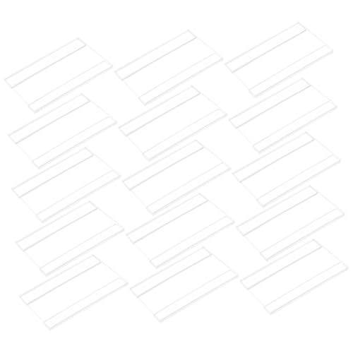 Lurrose 15 Stück Teiliges Transparentes Preisschildhalter Selbstklebend Praktische Regalpreisschilder für Supermarkt Einzelhandel Ladendisplay und Preisauszeichnung Lurrose 15 Stück Teiliges Transparentes Preisschildhalter Selbstklebend Praktische Regalpreisschilder für Supermarkt Einzelhandel Ladendisplay und Preisauszeichnung von Lurrose