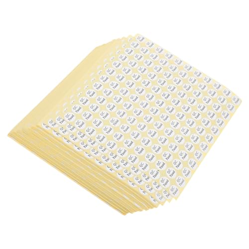 Lurrose 150 Blatt Kleine Aufkleber „qc Bestanden“: Runde Selbstklebende Etiketten Für Prüfprüfungen Und Produktzertifizierungen – Breite Anwendung von Lurrose
