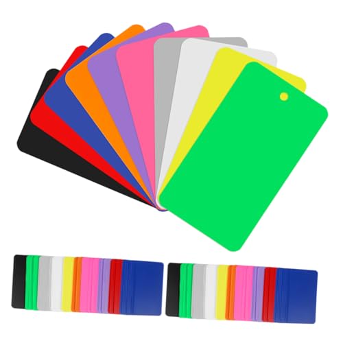 Lurrose 150 Stück Pvc -tag Verpackungsetiketten Artikel-tags Kofferanhänger Tags Etiketten Gepäckanhänger Für Koffer Koffer-gepäckanhänger Rucksackanhänger Für Hängende Etiketten von Lurrose