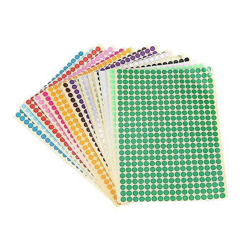 Lurrose 16 Stk farbkodierte Aufkleberpunkte schreibwaren label beschriftungsschilder Aufkleberpunkte in leuchtenden Farben Kreispunktetiketten Lurrose 16 Stk farbkodierte Aufkleberpunkte schreibwaren label beschriftungsschilder Aufkleberpunkte in leuchtenden Farben Kreispunktetiketten von Lurrose