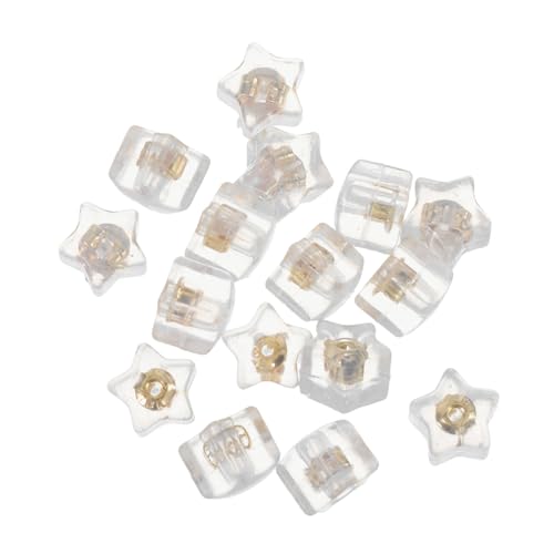 Lurrose 16 Stück Kupfer Schmuckzubehör Und Zubehör Silikon Ohrring Verschlüsse Silica Gel Ohrring Stützpads Ohrring Heber Verschlüsse Lurrose 16 Stück Kupfer Schmuckzubehör Und Zubehör Silikon Ohrring Verschlüsse Silica Gel Ohrring Stützpads Ohrring Heber Verschlüsse von Lurrose