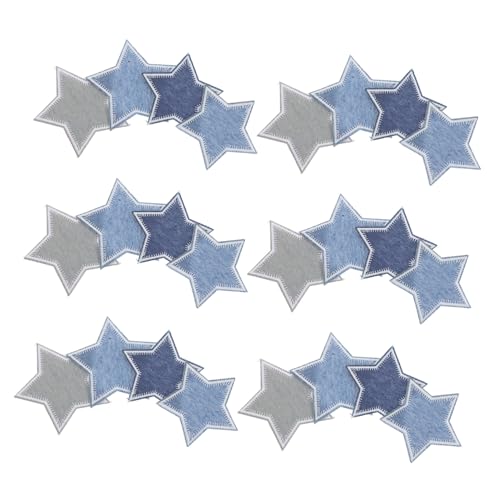 Lurrose 16 Stück Teiliges Stern Stickerei Bügelflicken Polyester Applikationen Fünfzackiger Stern Aufnäher DIY für Jeans Taschen Kleidung Zubehör Lurrose 16 Stück Teiliges Stern Stickerei Bügelflicken Polyester Applikationen Fünfzackiger Stern Aufnäher DIY für Jeans Taschen Kleidung Zubehör von Lurrose
