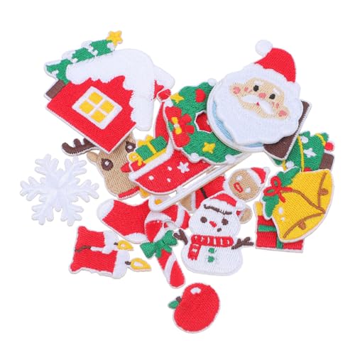 Lurrose 16 Stück Teiliges Weihnachts Eisen Aufbügler mit Selbstklebenden Bestickten Applikationen Santa Claus Schneemann Rentier Weihnachtsbaum zum Aufnähen und Reparieren von Kleidung Lurrose 16 Stück Teiliges Weihnachts Eisen Aufbügler mit Selbstklebenden Bestickten Applikationen Santa Claus Schneemann Rentier Weihnachtsbaum zum Aufnähen und Reparieren von Kleidung von Lurrose