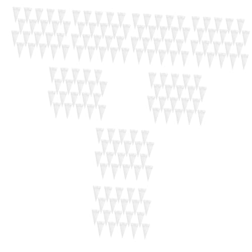 Lurrose 160 Stk Hochzeits papier Blumen röhre Hochzeitskegel Blumenverpackungsrohr Mini-Blumenstrauß Blütenkegel konfetti blütenblatt Konfetti- hohl Brunnen Hochzeitspapier Weiß von Lurrose
