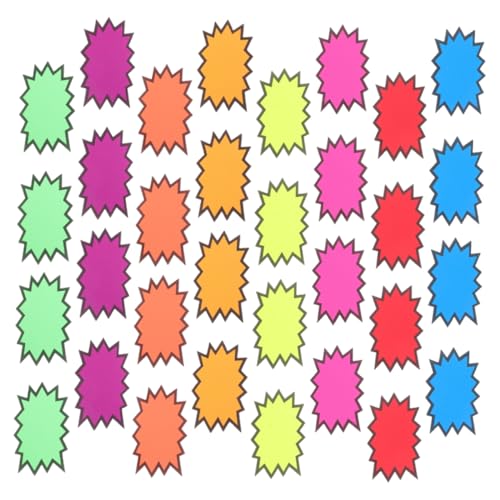 Lurrose 160 Stück Neon Preisschilder Fluoreszierende Verkaufszeichen Farben Wiederverwendbar und Wetterbeständig für Einzelhandel und Supermärkte Lurrose 160 Stück Neon Preisschilder Fluoreszierende Verkaufszeichen Farben Wiederverwendbar und Wetterbeständig für Einzelhandel und Supermärkte von Lurrose