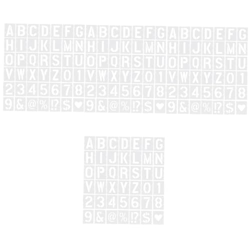 Lurrose 168 Stück Aufgesprühte Buchstaben Schablonen Alphabet Form Große Buchstaben Schablonen Wand Schablonen Große Muster Schablonen Buchstaben Zum Basteln Große Schablonen von Lurrose