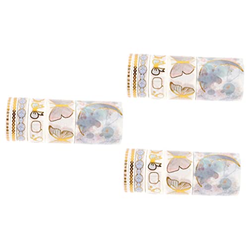 Lurrose 18 Rollen Set Taschenband Blumen-washi-tape Washi Tape Kawaii Scrapbooking Washi Tape Scrapbook- Klebeband Für Scrapbooking Washi-tape Dünn Kawaii Washi-klebeband Papier von Lurrose