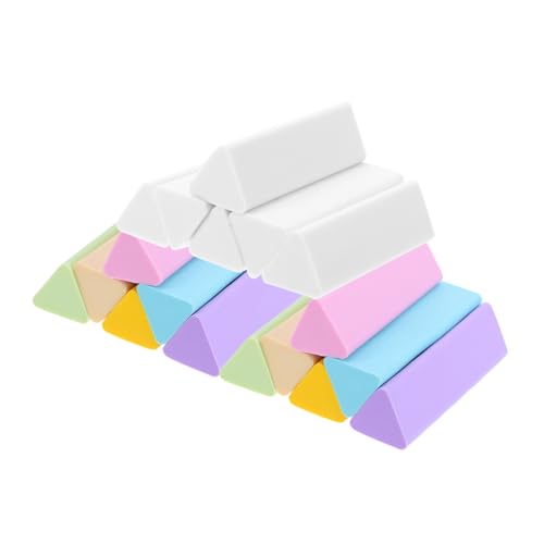 Lurrose 18 Stück Triangulärer Eraser Radiergummis für Radiergummis Masse großer Radiergummi Professioneller Radiergummi zum Skizzieren Eraser der Schulversorgung Schulbedarf tpe von Lurrose