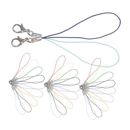 Lurrose 180 Stück Teiliges Buntes Phone Charms mit Lobster-verschluss Farbenfrohe Lanyard-handschlaufen für DIY Schmuck Handyanhänger Schlüsselanhänger und Handgefertigte Accessoires Lurrose 180 Stück Teiliges Buntes Phone Charms mit Lobster-verschluss Farbenfrohe Lanyard-handschlaufen für DIY Schmuck Handyanhänger Schlüsselanhänger und Handgefertigte Accessoires von Lurrose
