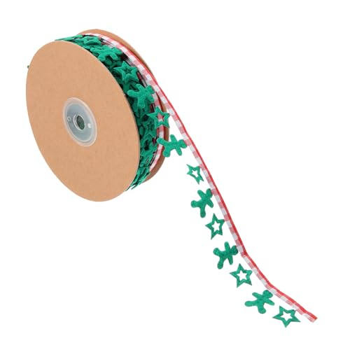 Lurrose 1Rolle Weihnachtliches Geschenkband Für Geschenkverpackung Basteln Und Dekoration Lang Strapazierfähig Und Farbenfroh Für Festlichkeiten von Lurrose