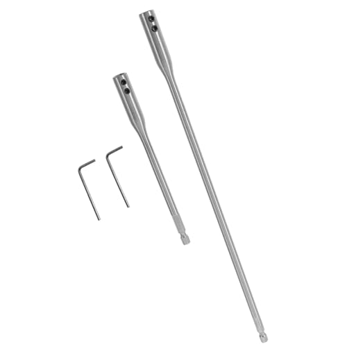 Lurrose 1Satz Bohrer Verlängerungsset Teilig Hochwertige Kohlenstoffstahl Bit Expander für Holzbohrer Praktische Erweiterungen für Schwer Zugängliche von Lurrose