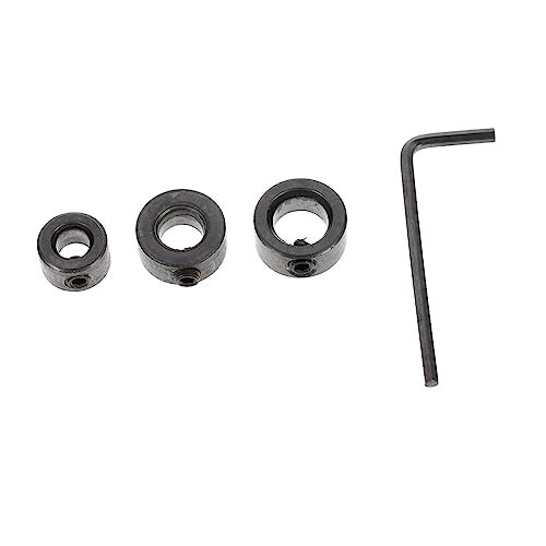 Lurrose 1Satz Bohrtiefe Halte Ring Teiliges Metallbohrer Zubehör mit Verstellbarem Tiefenstopp und Schraubenschlüssel für Präzise Holzarbeiten und Bohrungen Verhindert Übermäßige Lurrose 1Satz Bohrtiefe Halte Ring Teiliges Metallbohrer Zubehör mit Verstellbarem Tiefenstopp und Schraubenschlüssel für Präzise Holzarbeiten und Bohrungen Verhindert Übermäßige von Lurrose