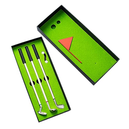 Lurrose 1Satz Golf Kugelschreiber Set Lustiges Desktop Golfspielzeug Golfstift Set Golfschlägerform Als Für Golf Enthusiasten Und Büro Dekoration von Lurrose